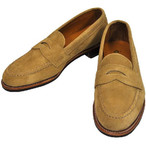 ALDEN [t@[ Y I[f UNLINED PENNY LOAFER ACh RC yj[ TAN SUEDE