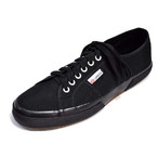 XyK Xj[J[ Y SUPERGA CANVAS SNEAKER LoX FULL BLACK